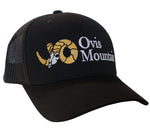 Ovis Mountain Logo Trucker Hat - Black