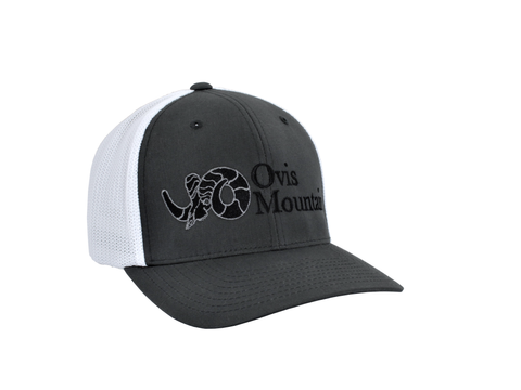 Ovis Mountain Logo Trucker - Grey/White